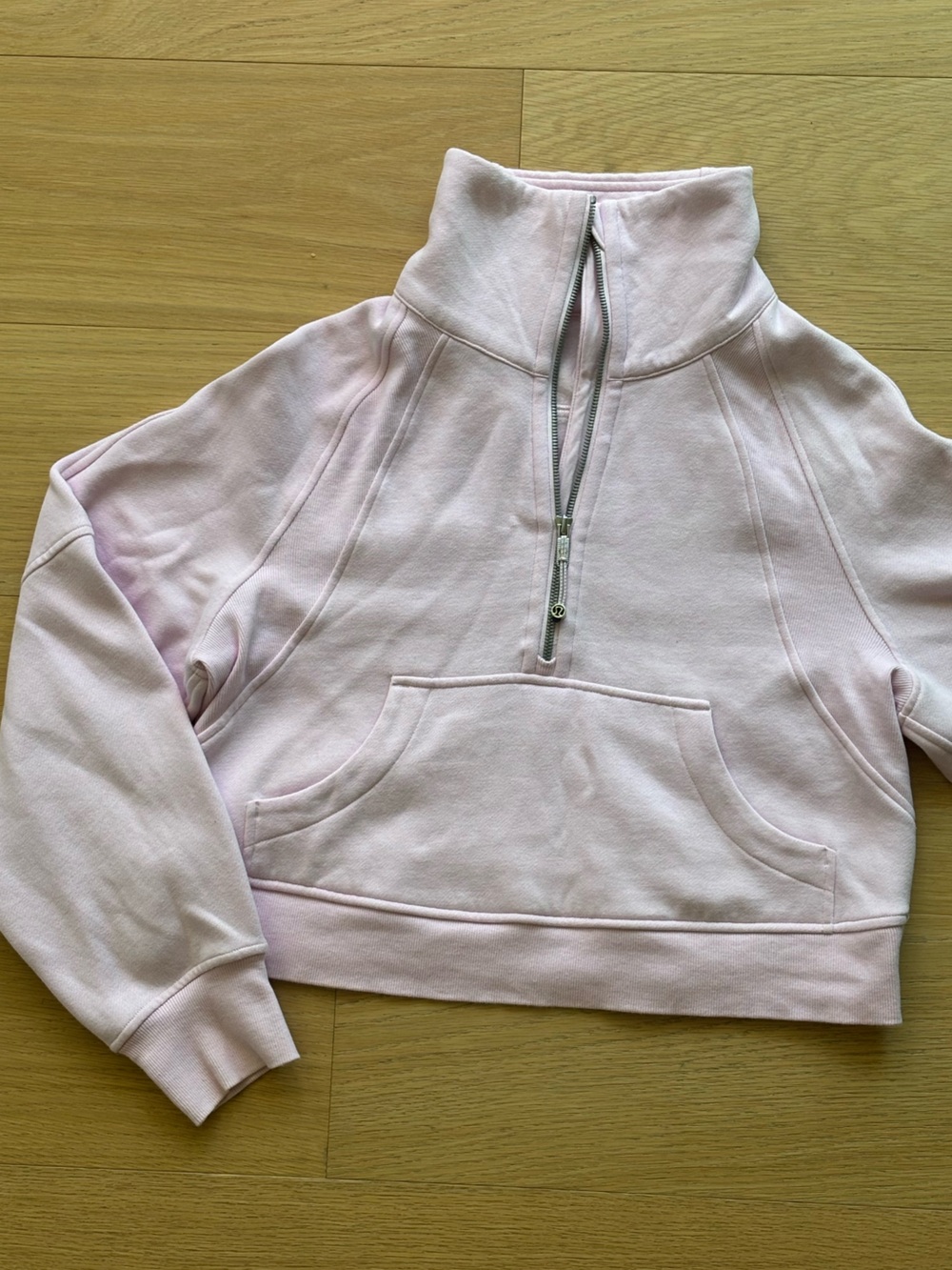 Lululemon Oversized Scuba Sweatshirt Meadowsweet Pink XS/S (Like New)